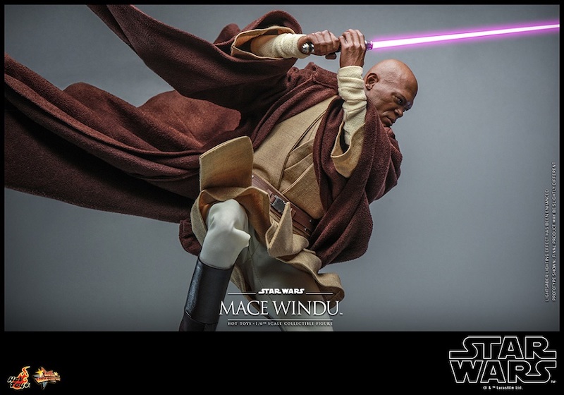 ジェダイ・マスター・サミュエル叔父貴の“メイス・ウィンドゥ”、ホットトイズが1/6スケールでフィギュア化