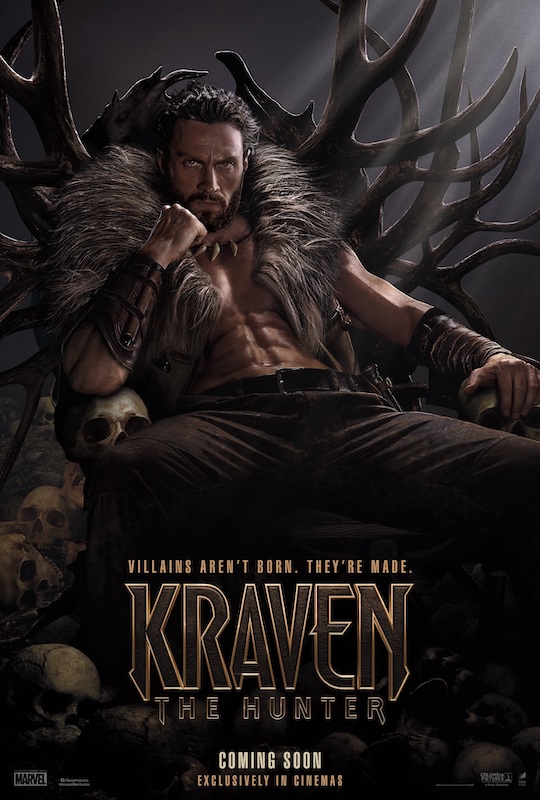 全ての相手を狩り尽くす、最も強烈な“悪”が誕生 マーベル最新作『クレイヴン・ザ・ハンター』2023年秋公開決定
