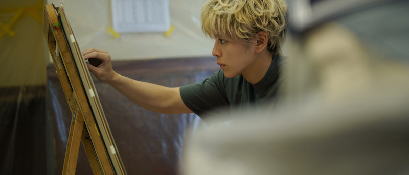 絵を描く手元やシーンは一切吹替えなし！眞栄田郷敦、高橋文哉、板垣李光人、桜田ひよりらの絵画練習風景を大公開『ブルーピリオド』
